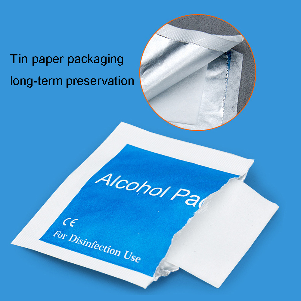 Bakeey-100Pcs-36cm-75-Alcohol-Wet-Wipe-Disposable-Disinfection-Prep-Swap-Pads-Antiseptic-Skin-Cleani-1661776-10